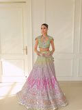 DEEP SCOOP CUT BRIDAL LEHENGA