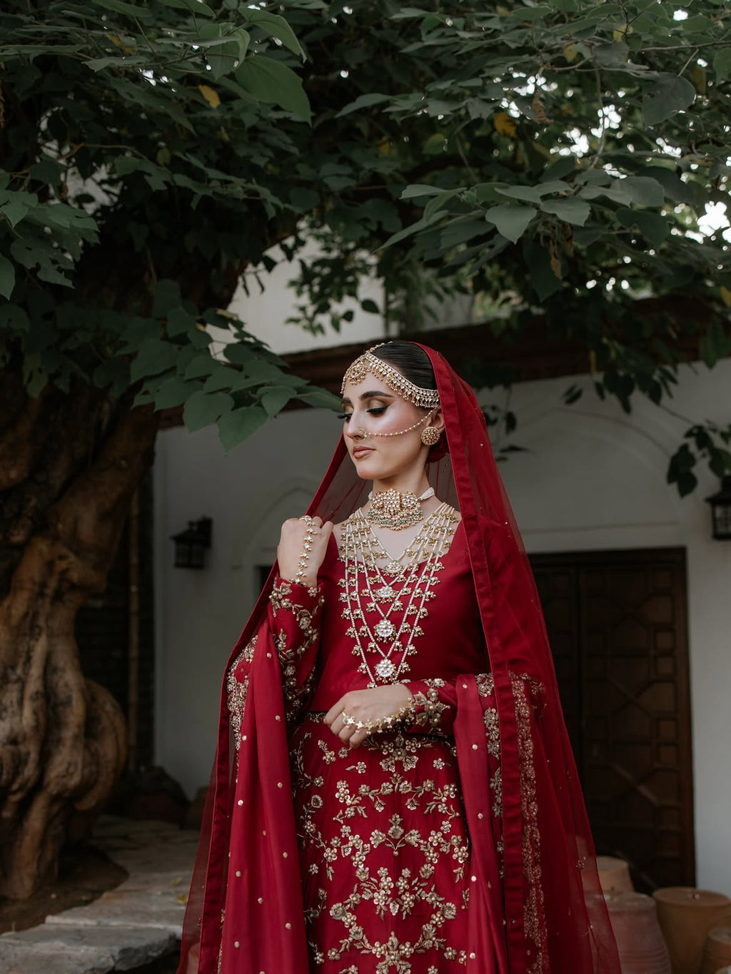 RED BRIDAL LEHENGA