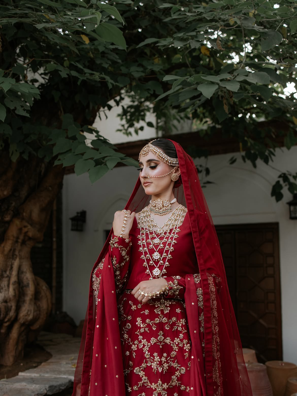 RED BRIDAL LEHENGA