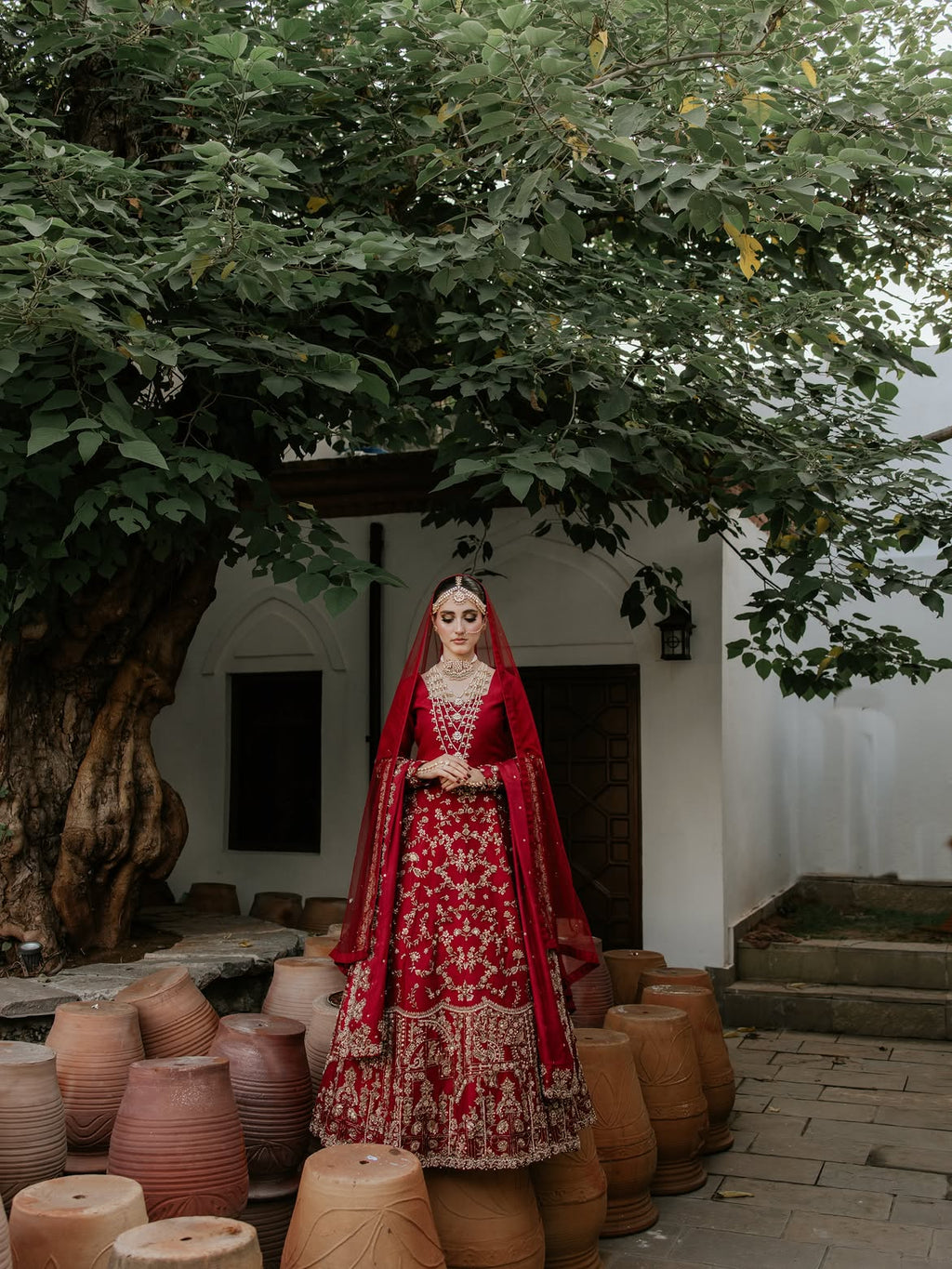 RED BRIDAL LEHENGA