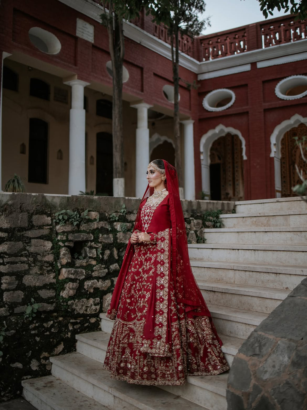 RED BRIDAL LEHENGA