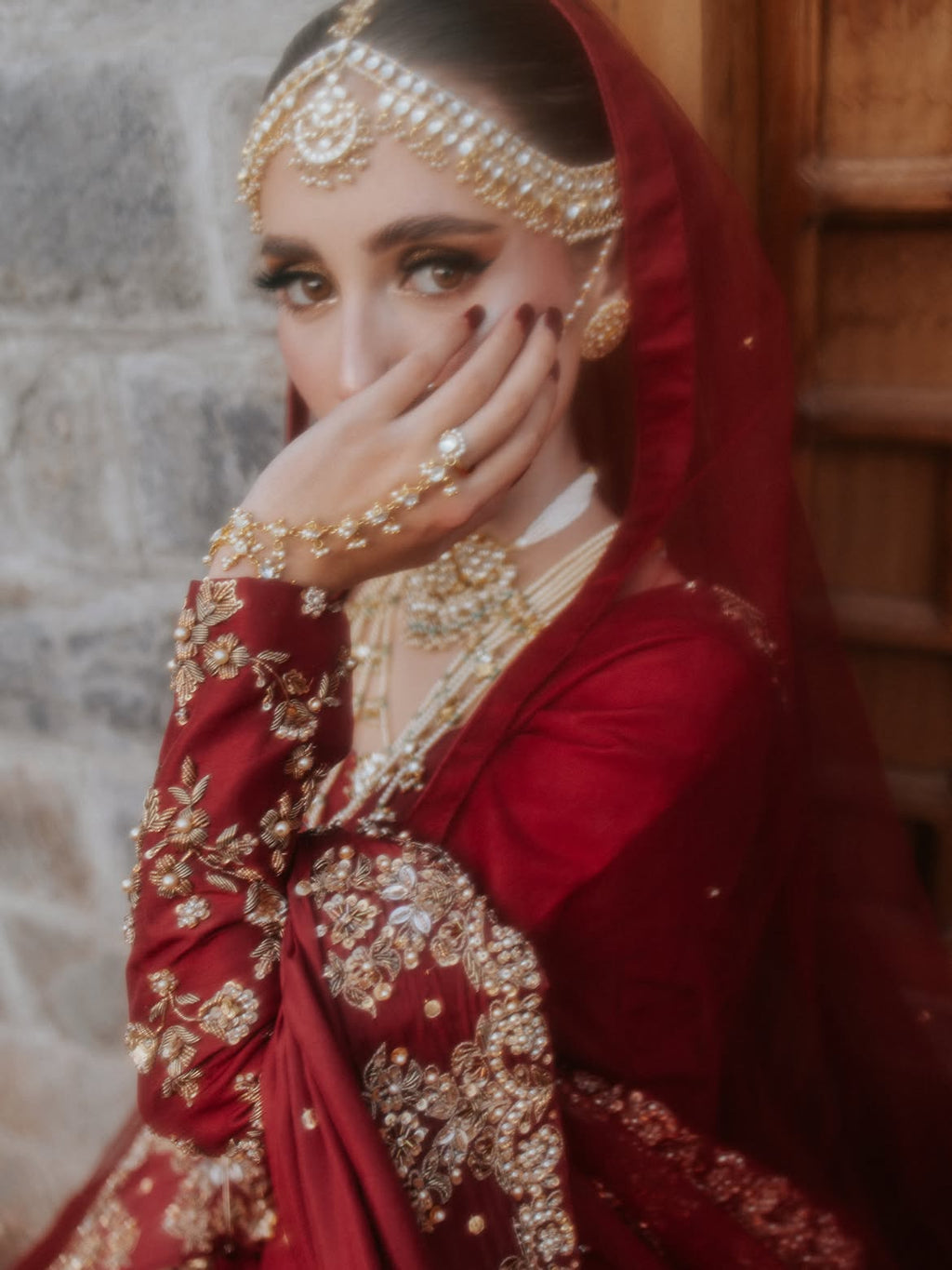 RED BRIDAL LEHENGA