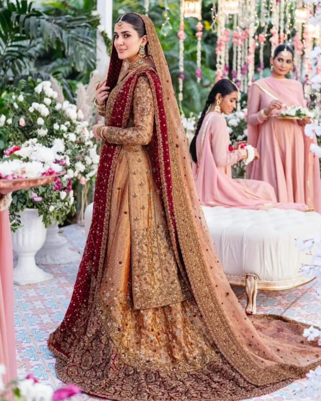 Royal Purple bridal lehenga