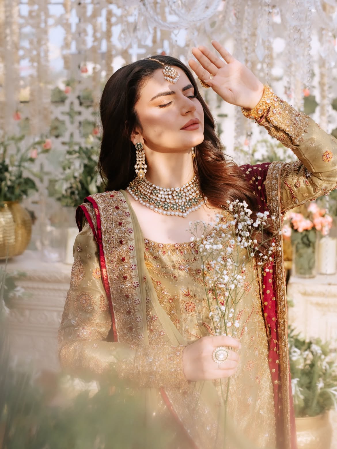 straight-cut bridal shirt set