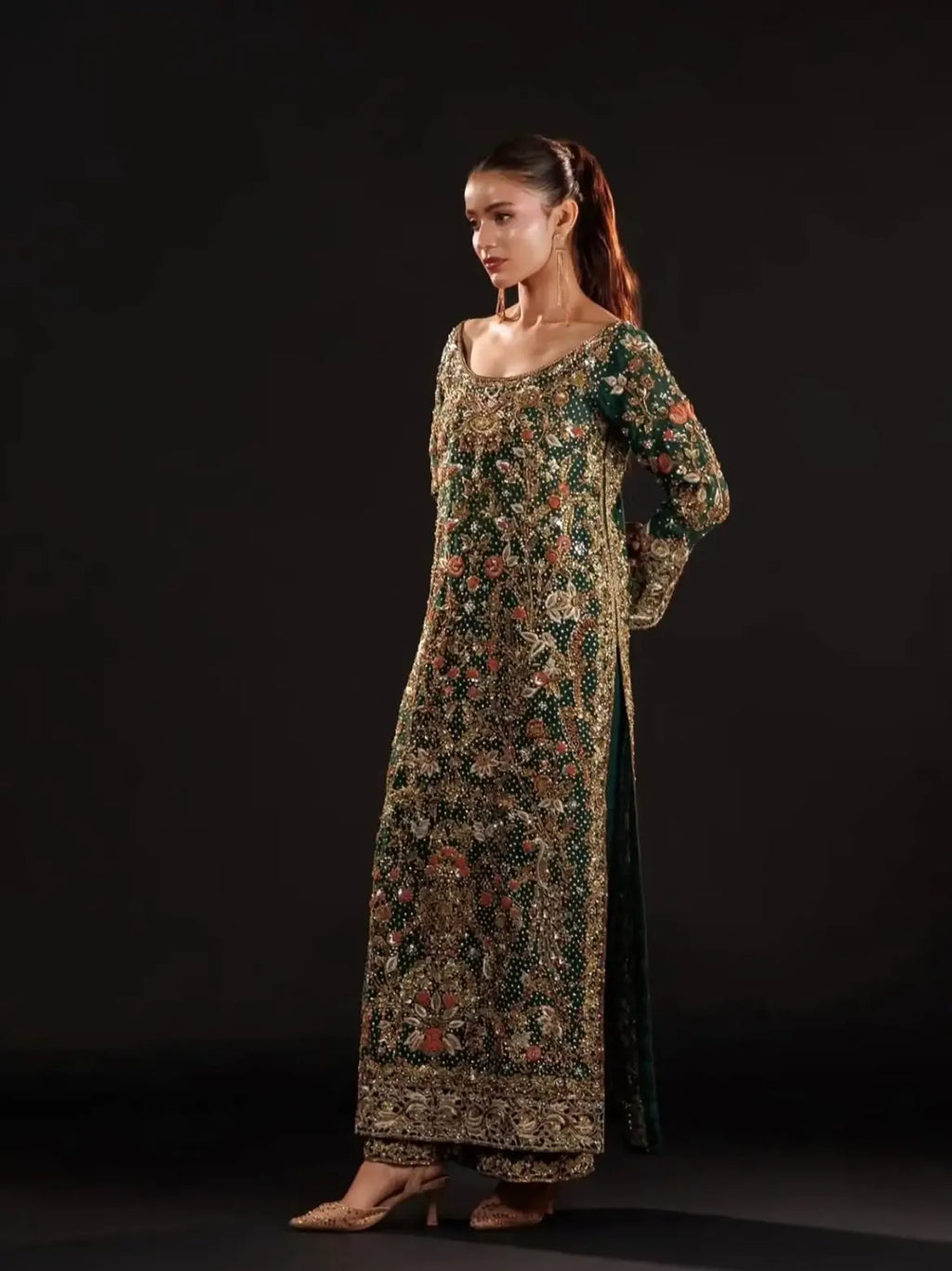 Sage green dress