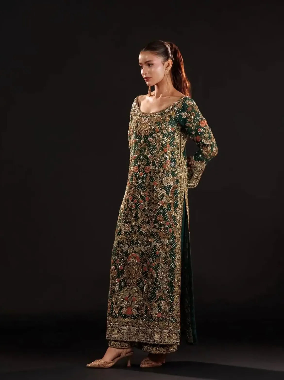 Sage green dress