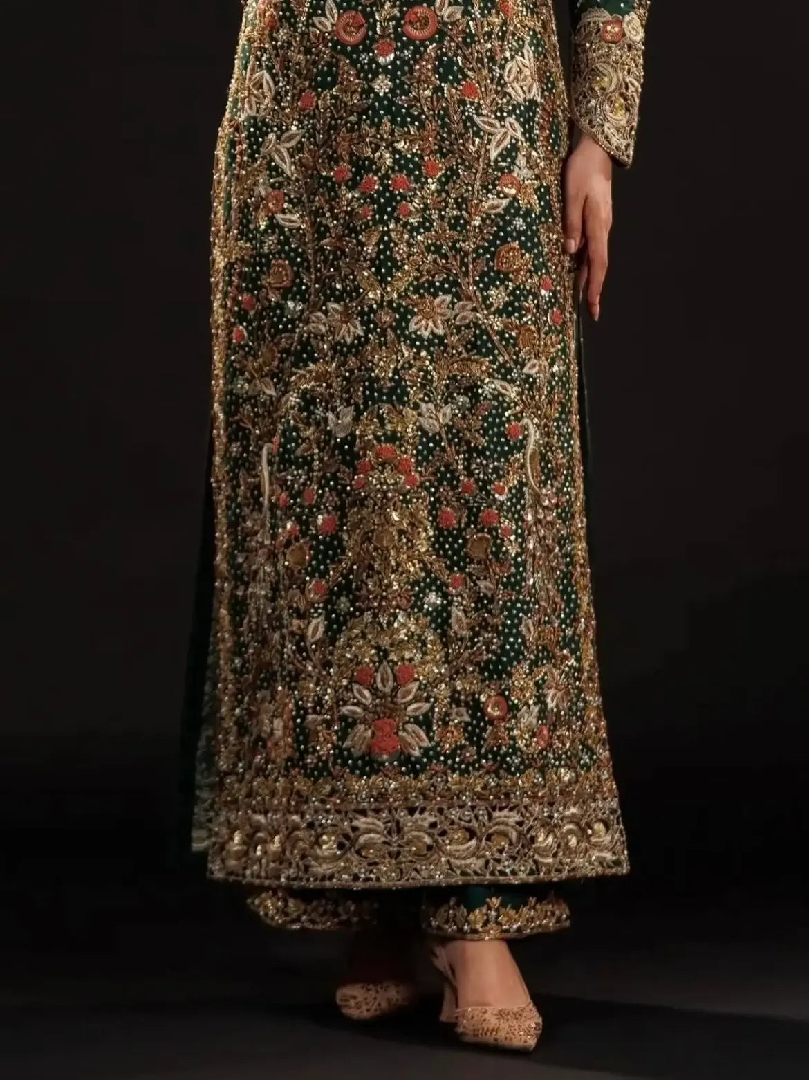 Sage green dress