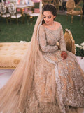 SOFT PEACH BRIDAL MAXI