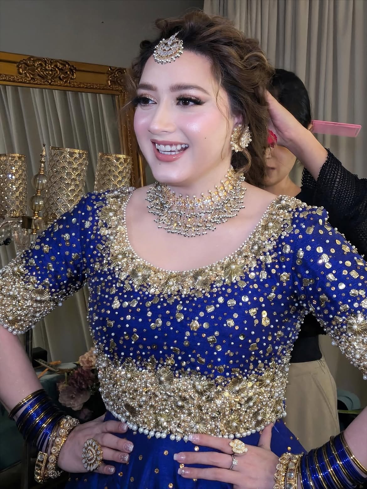 BLUE BRIDAL WEAR