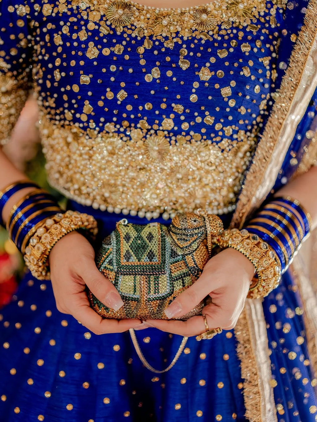 BLUE BRIDAL WEAR