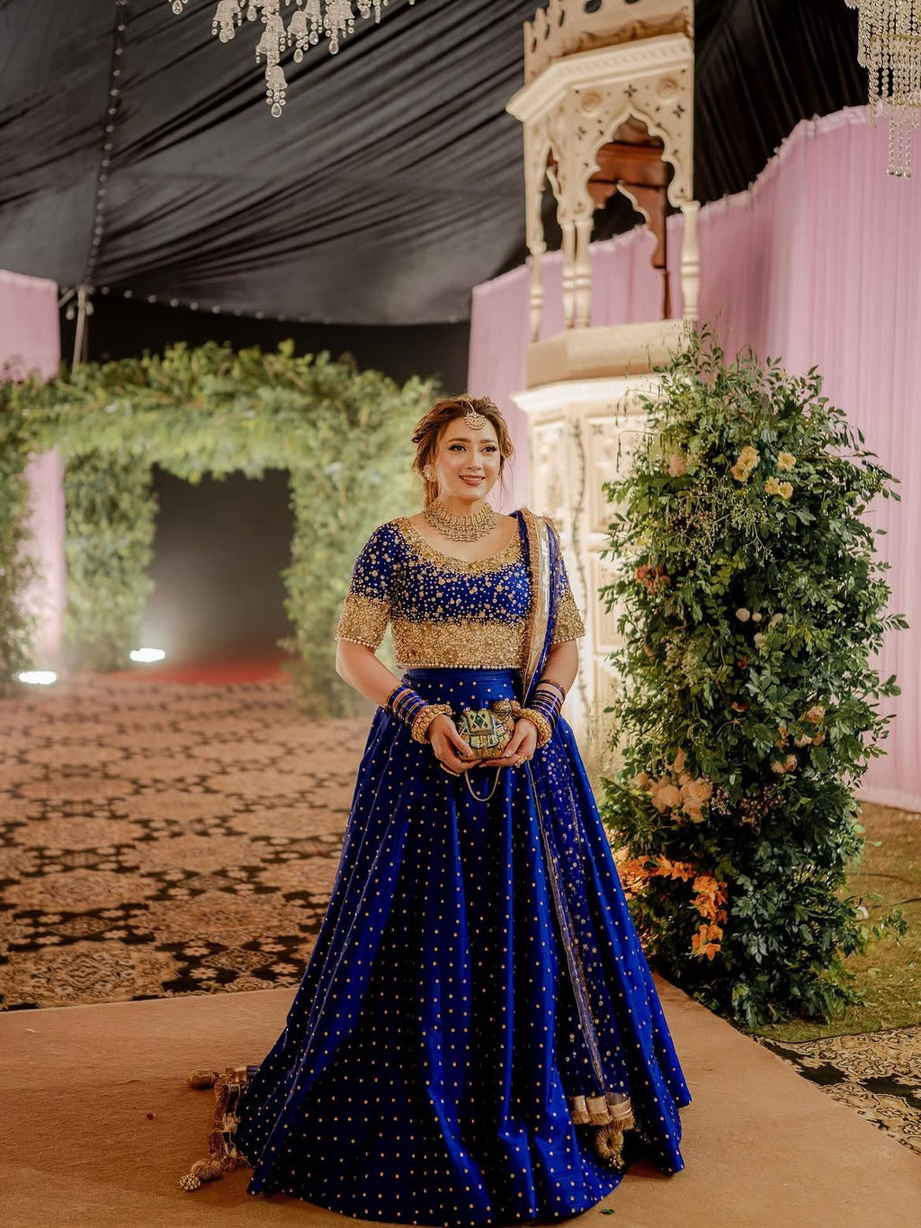 BLUE BRIDAL WEAR