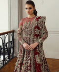 Vibrant Red bridal lehenga