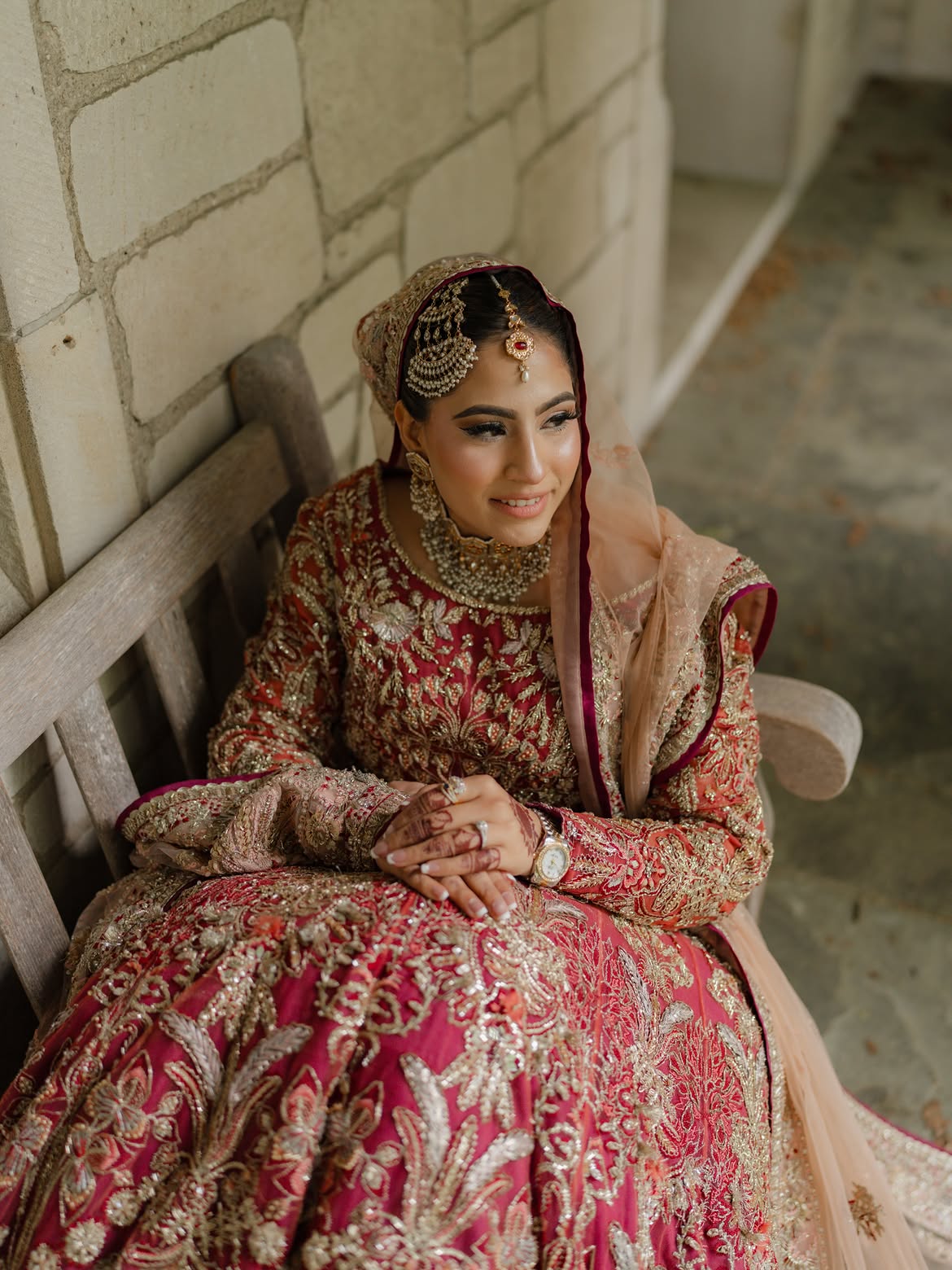 RED BRIDAL LEHENGA