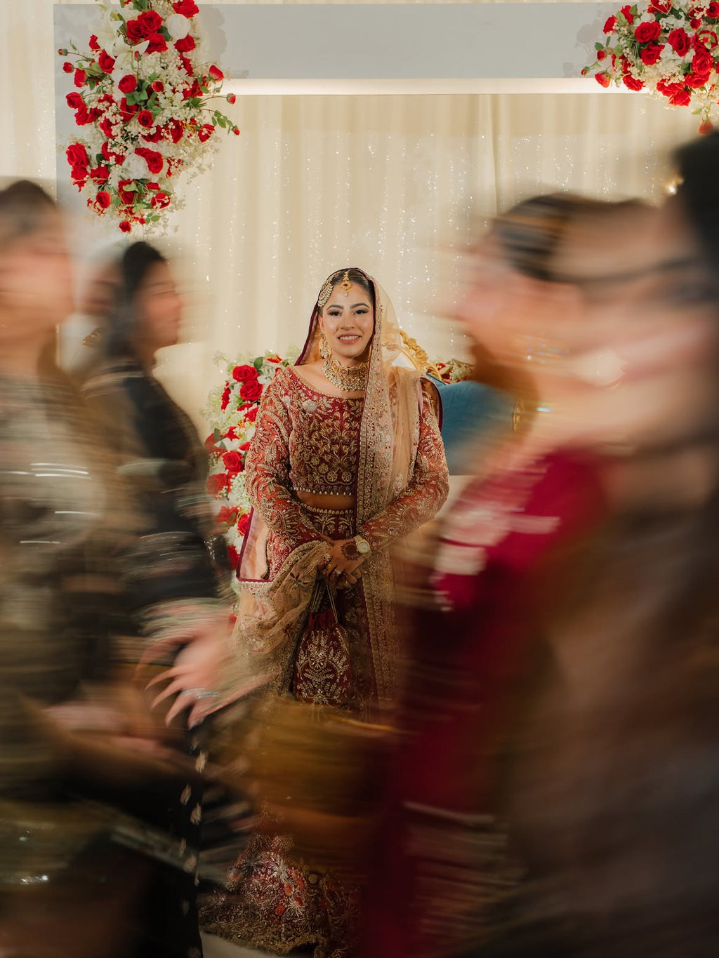 RED BRIDAL LEHENGA