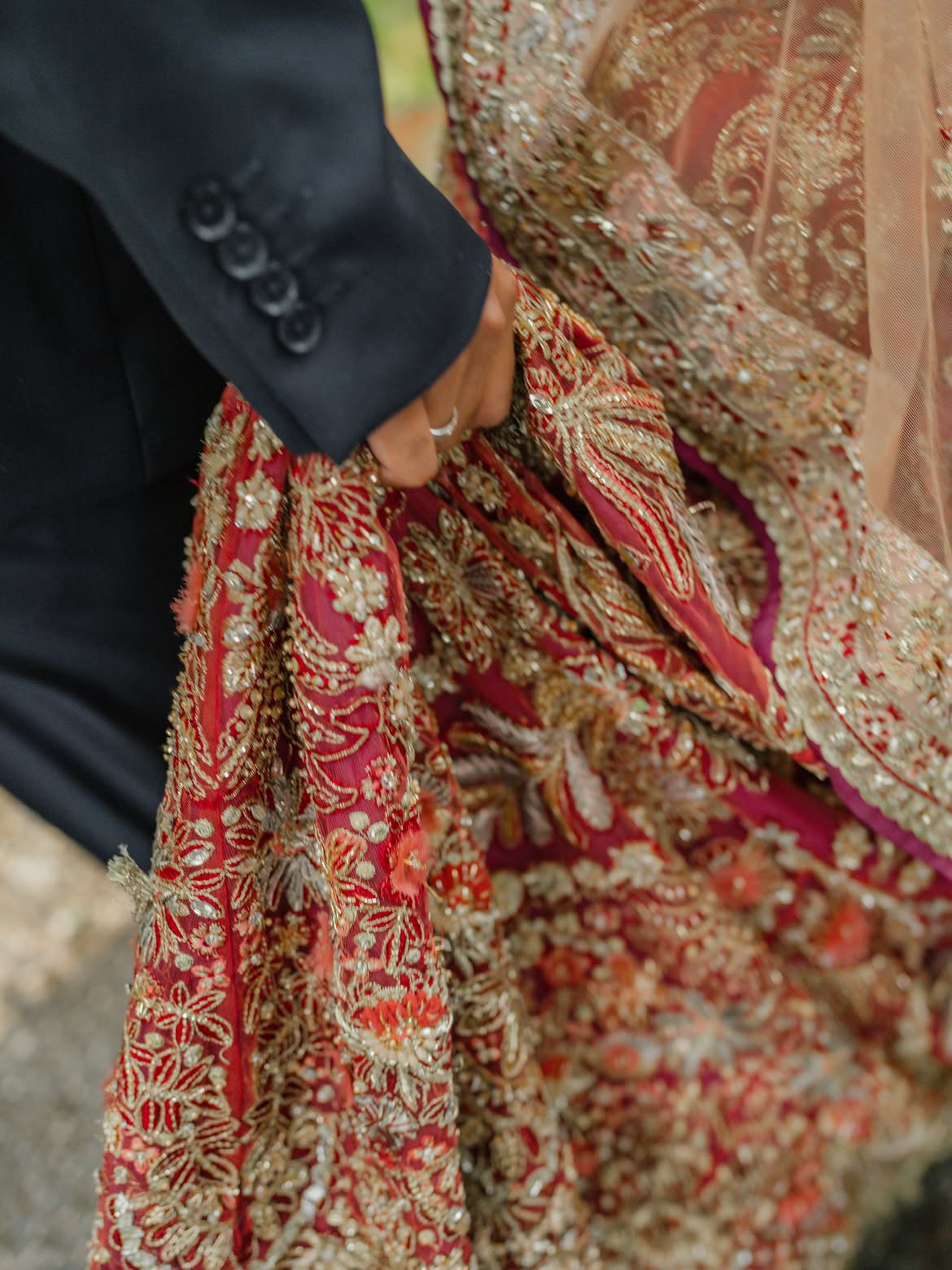 RED BRIDAL LEHENGA