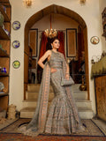 Mushroom fish cut lehenga