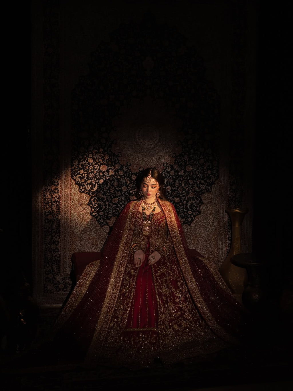 RED BRIDAL LEHENGA