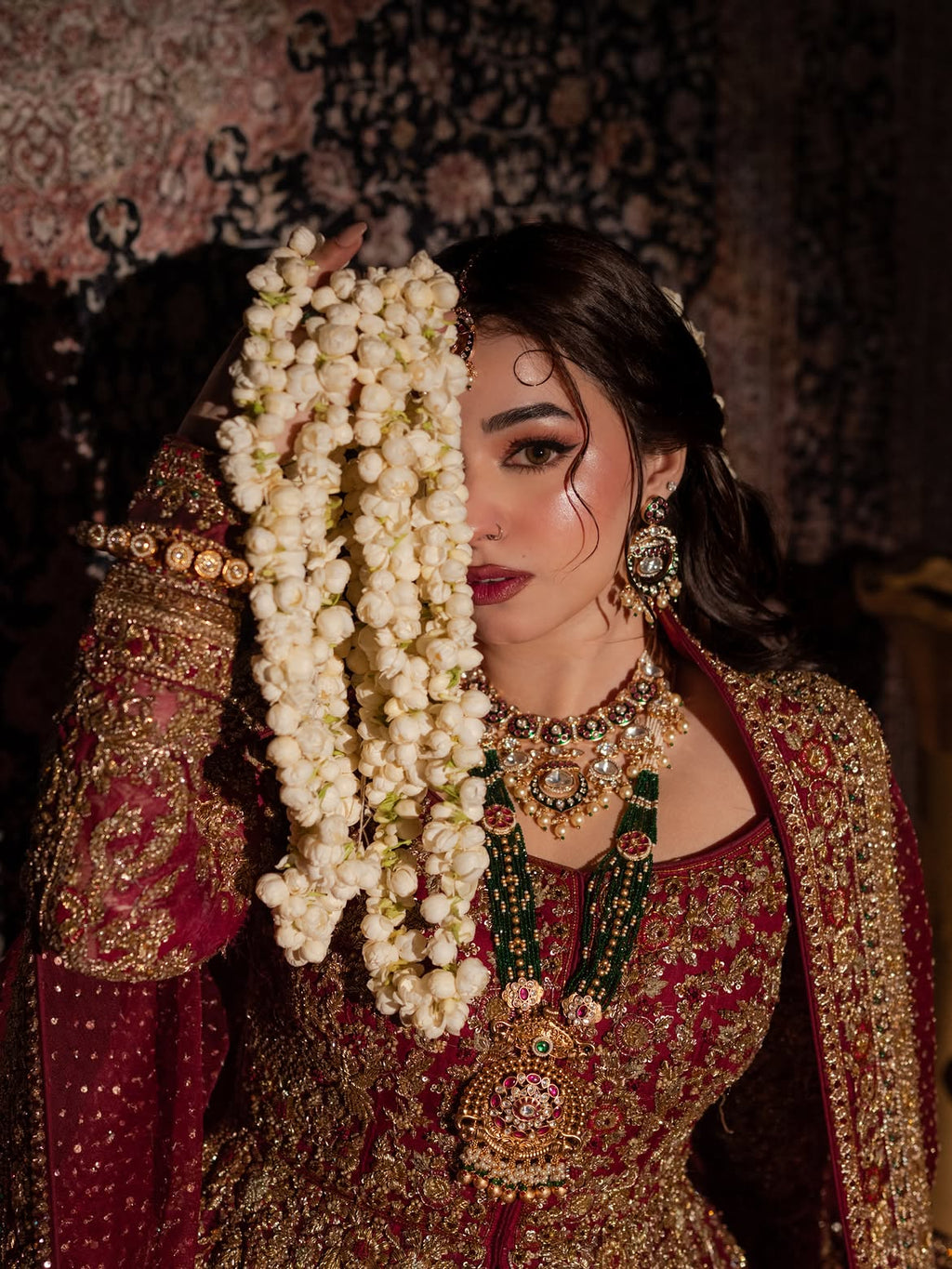 RED BRIDAL LEHENGA