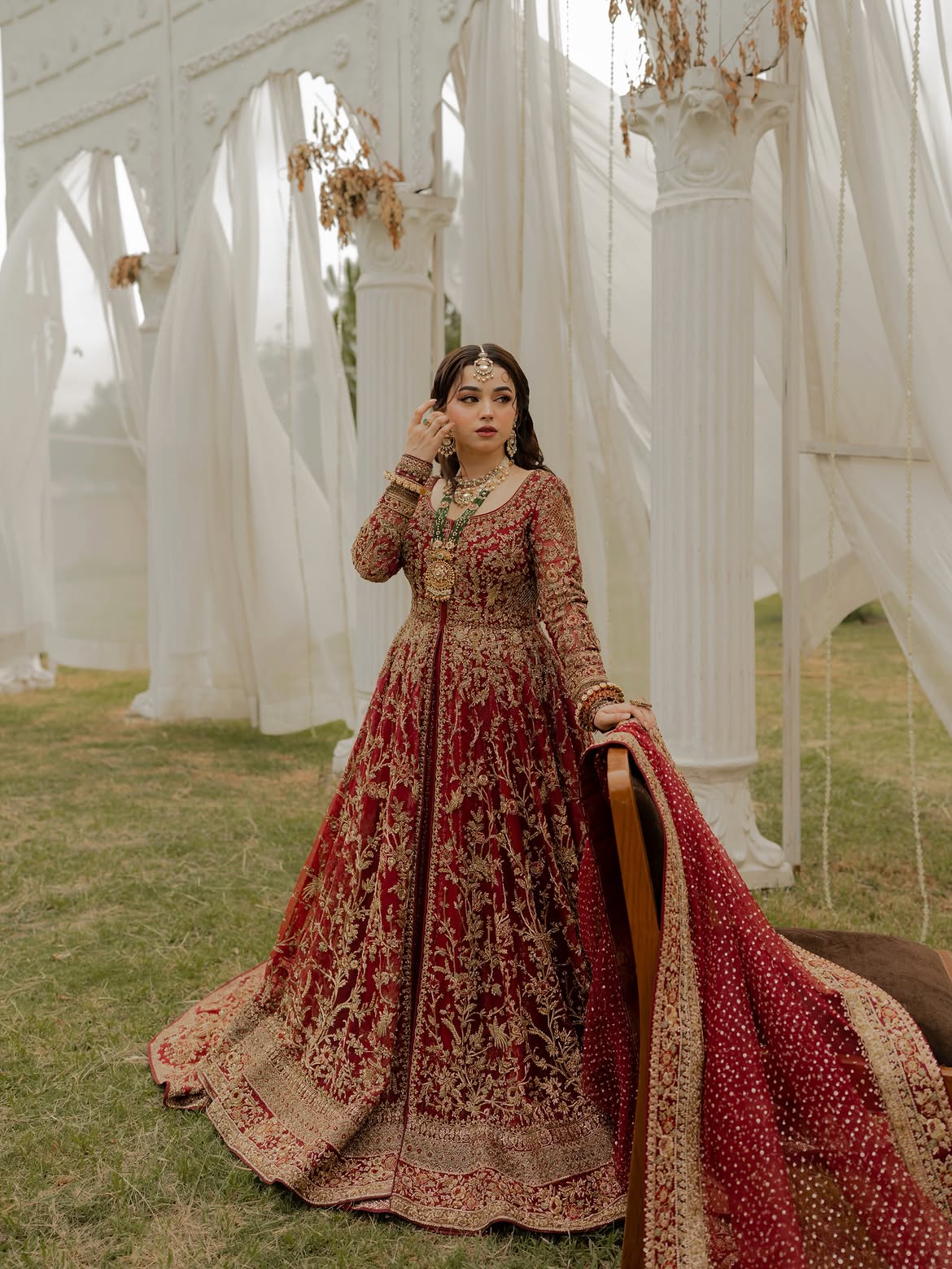 RED BRIDAL LEHENGA