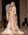 Creamy bridal lehenga