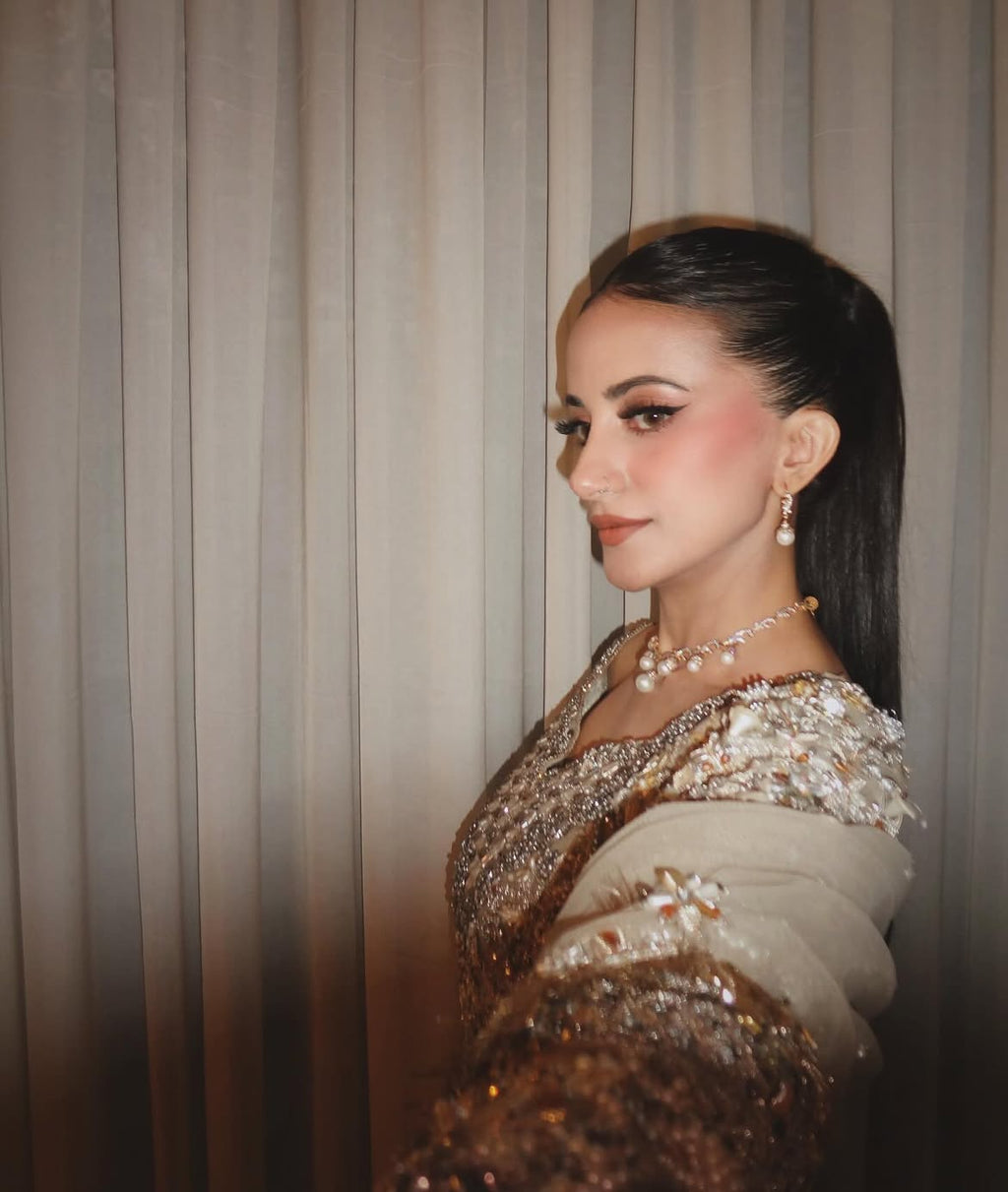 Heavy bridal gharara