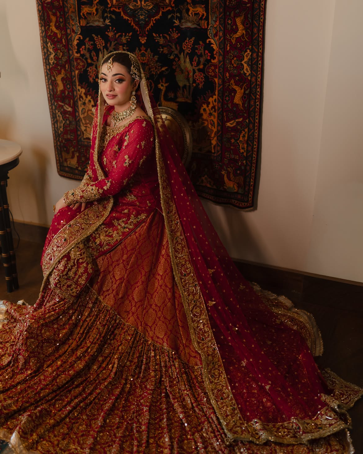 RED BRIDAL LEHENLEHENGA
