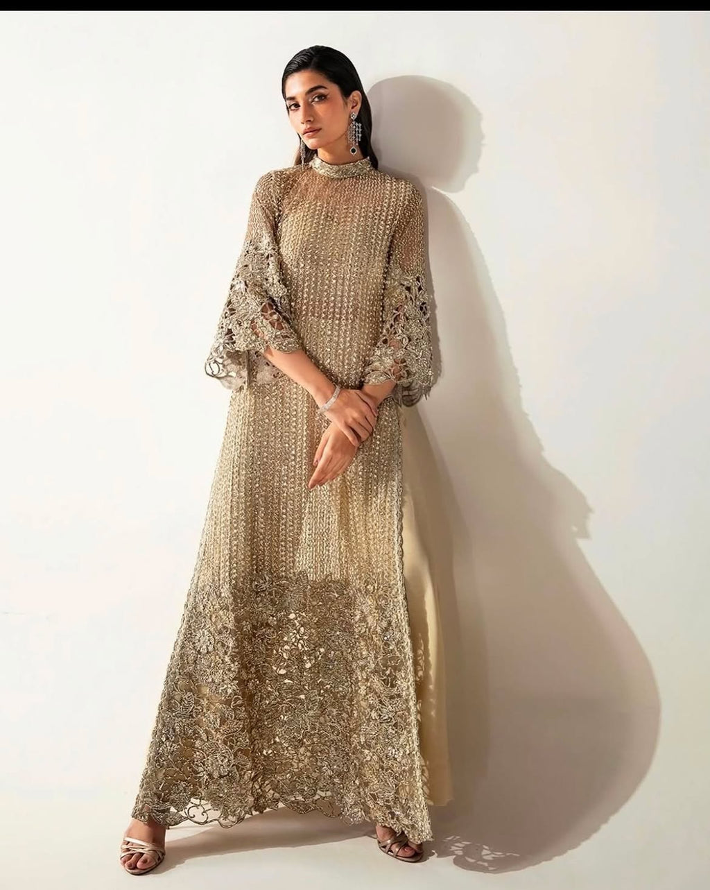 heavy ornate bridal wear