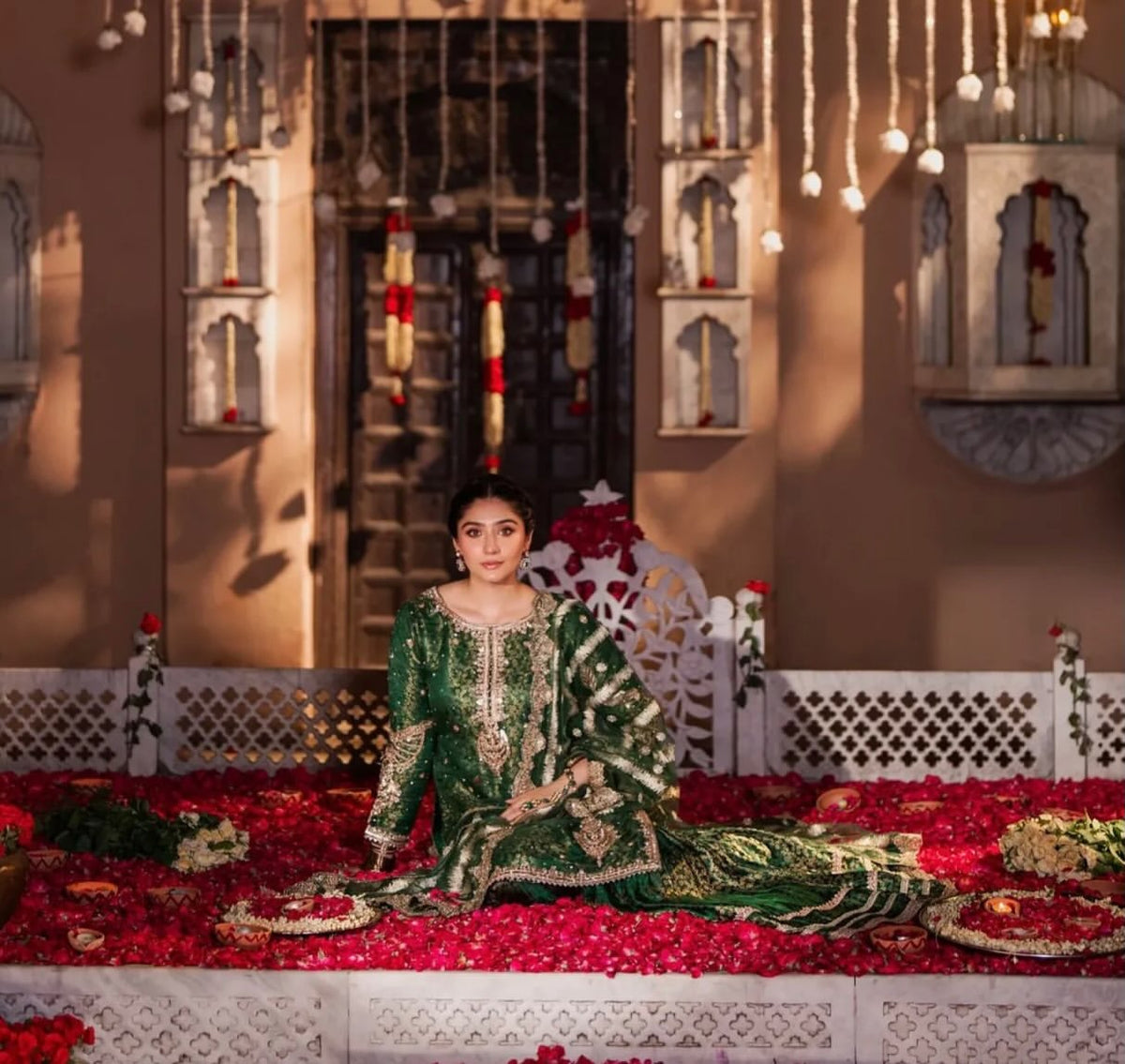 BRIDAL BANARSI GOTA DRESS