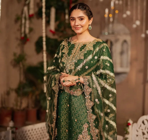 BRIDAL BANARSI GOTA DRESS