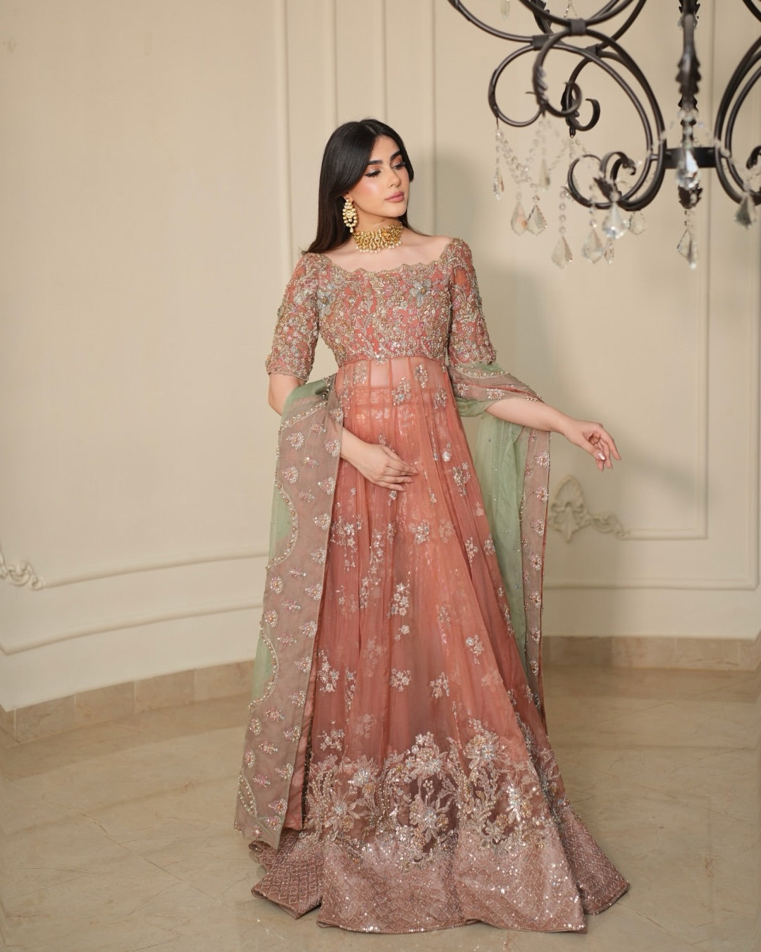 Bridal maxi