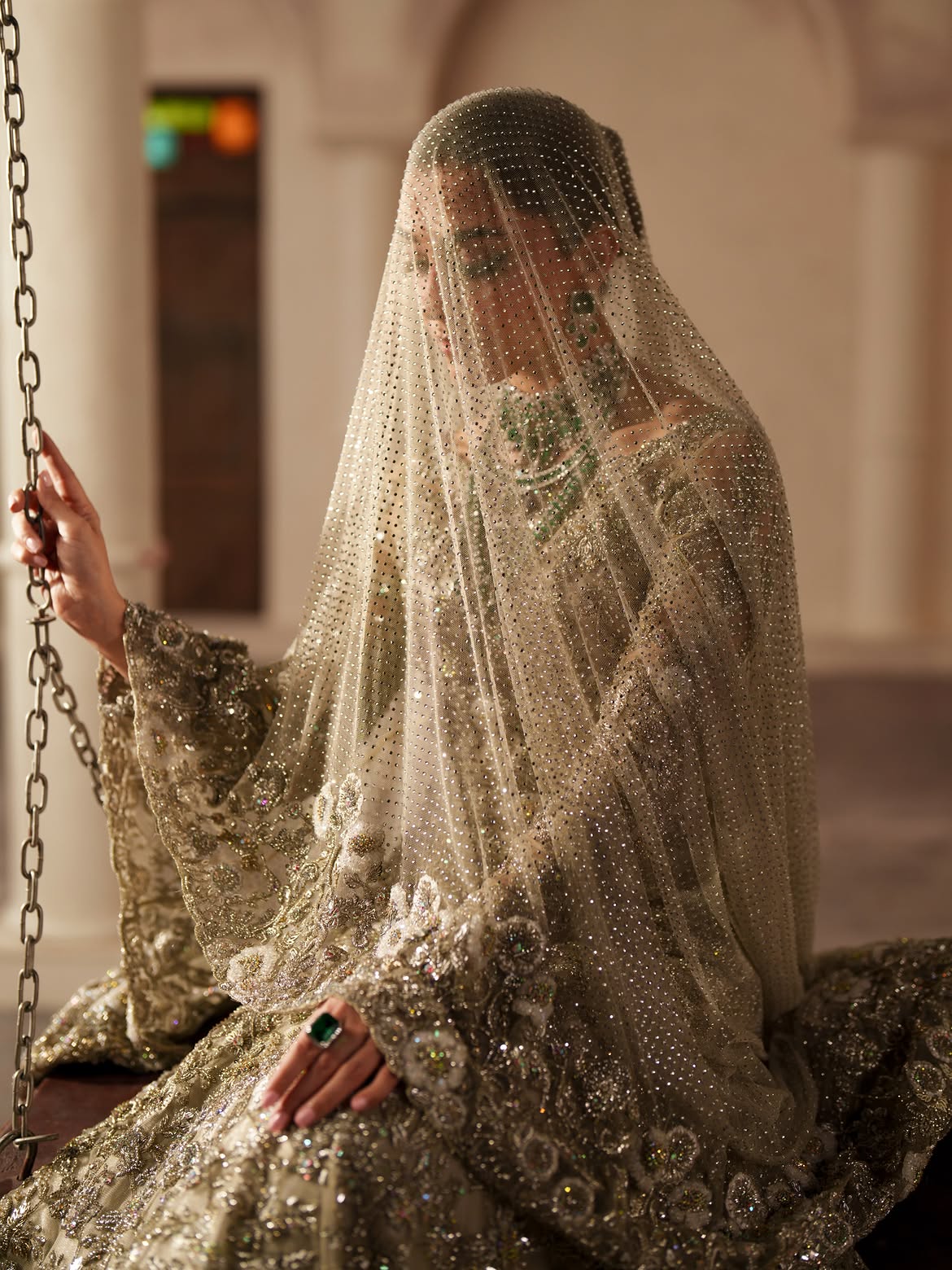 MUTED SILVER BRIDAL WEAR