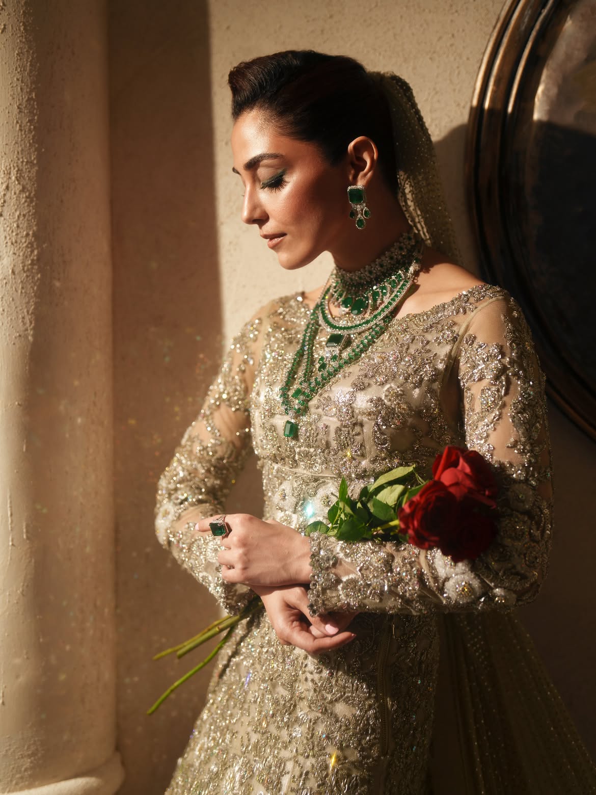 MUTED SILVER BRIDAL WEAR