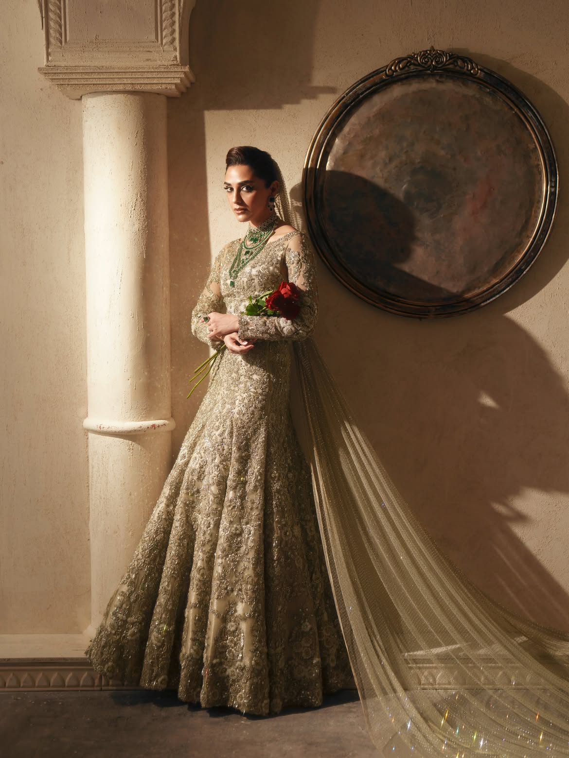 MUTED SILVER BRIDAL WEAR