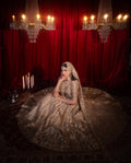 POWDER PINK BRIDAL PISHWAS